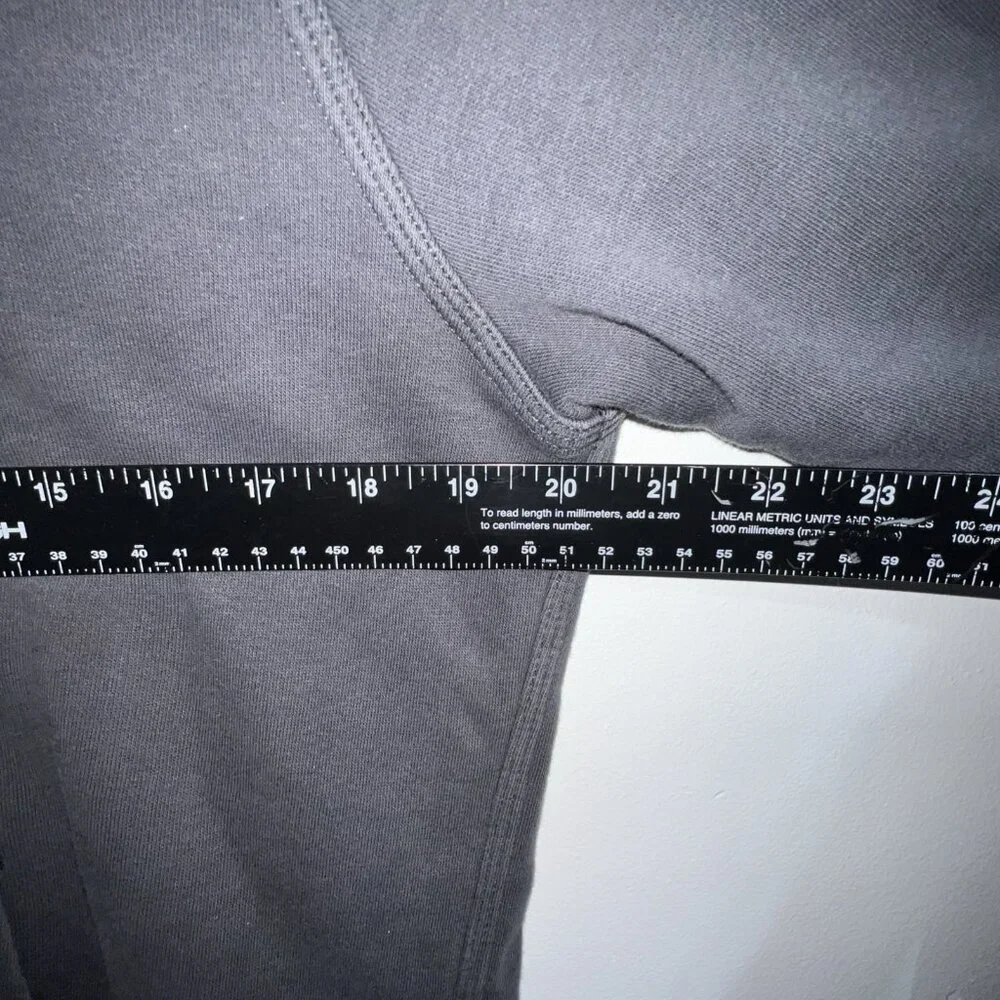 NIKE Hoodie Men’s M Gray /Neon Green Pullover Spell Out Big‎ Logo